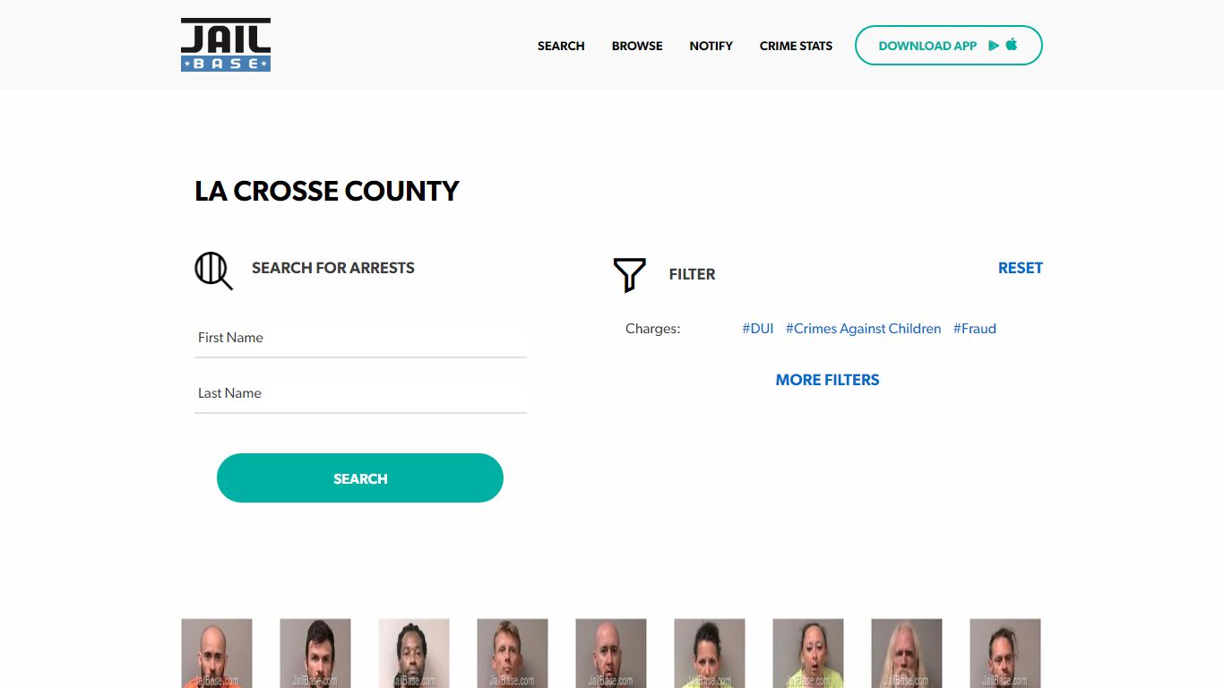 La Crosse County Jail Inmate Search and Mugshots | JailBase